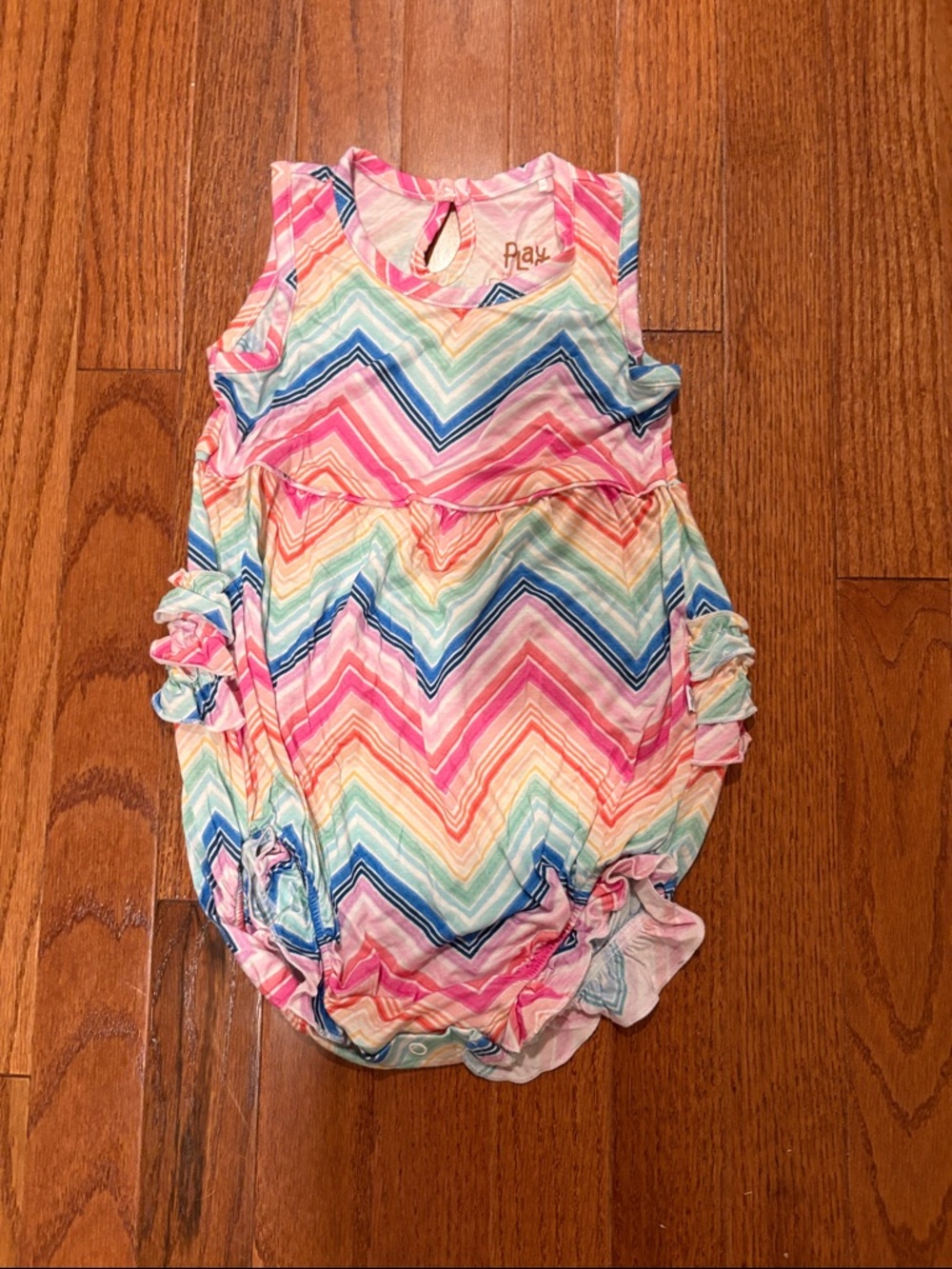 Little Sleepies Chevron Bubble Romper